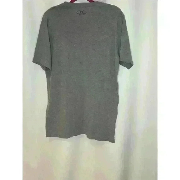 Under Armour Men's Gray Loose Fit HeatGear T-Shirt Size L - Picture 2 of 10